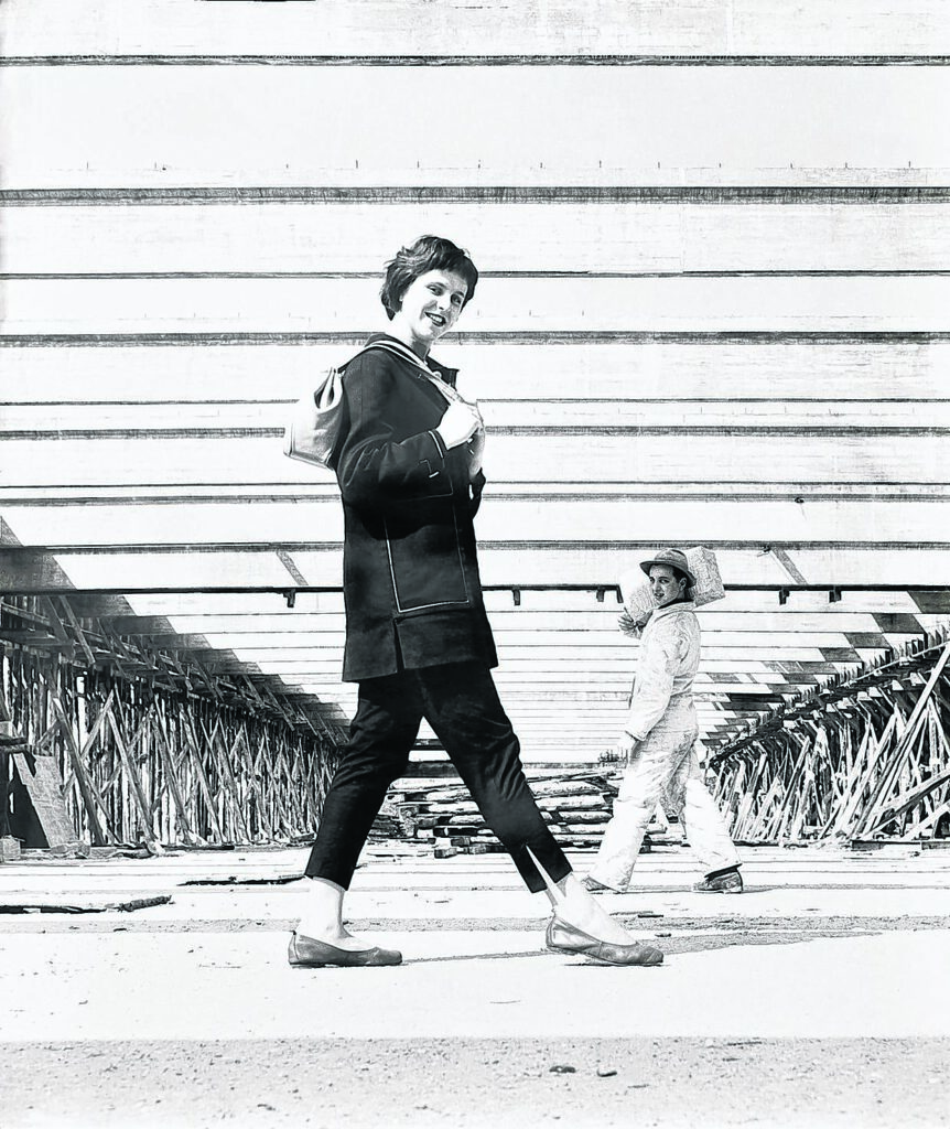 50er 5 Foto Bulla NINO Mode in Neuer NINO Weberei