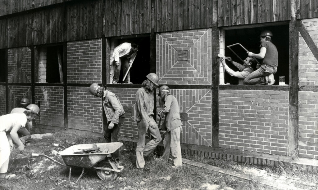 JZ Ausbau der Scheune 1981(1)