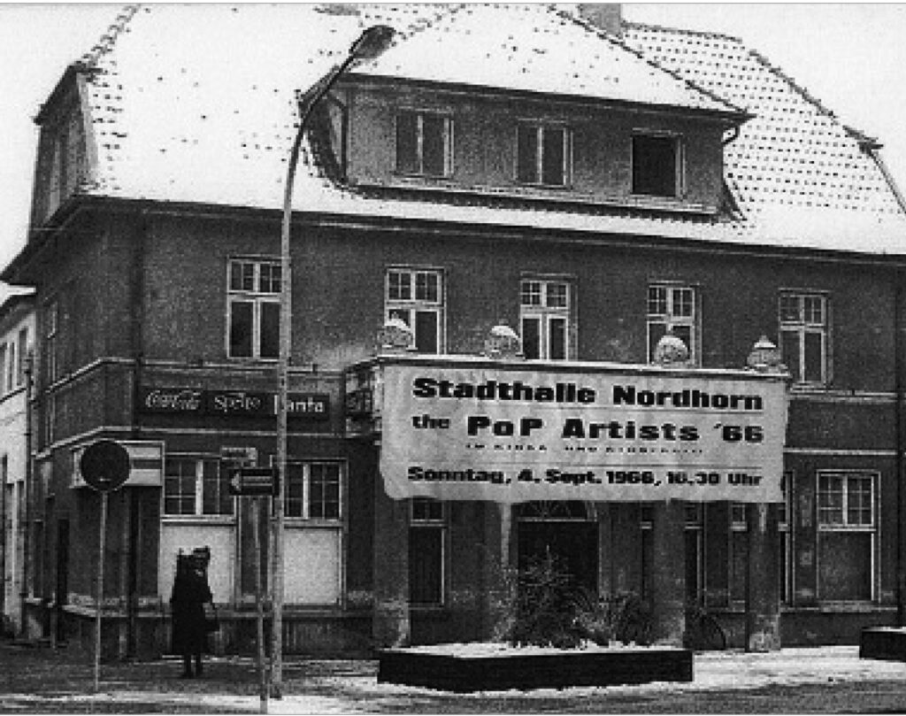 Jugendkultur 60er 6 Pop Artists in Stadthalle 1966 Foto Bulla