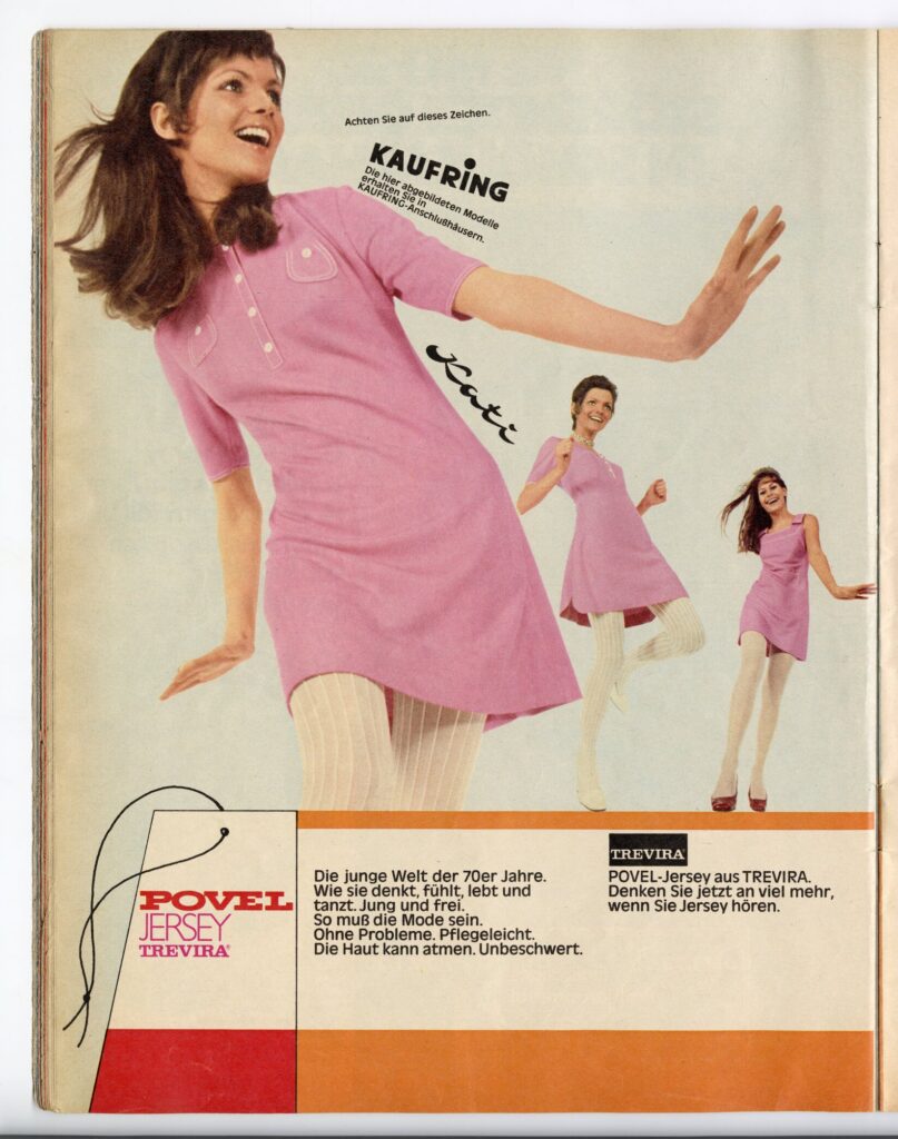 Mode 70er Povel Anzeige Bravo