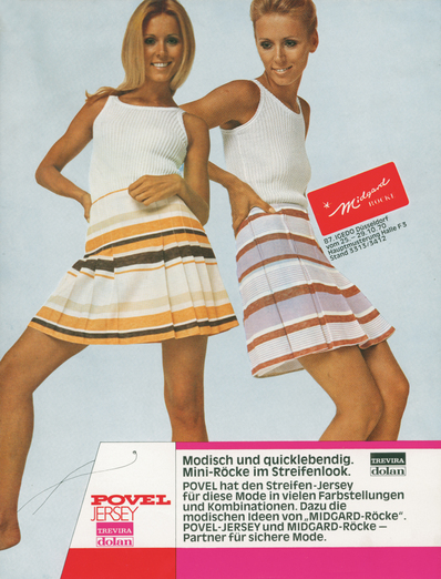 Mode 70er Povel Werbung Minikl